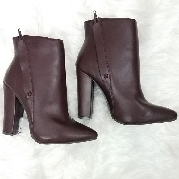 JustFab Jannen burgundy boots size 7! - Picture 1 of 6